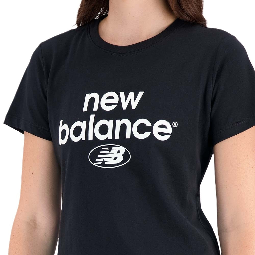 Remera New Balance Wta31507Bk - Essentials Reimagin de Mujer