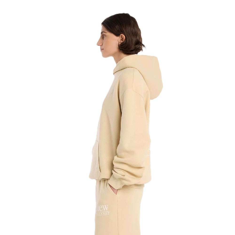 Hoodie New Balance Reimagined Fleece Long Length Mujer
