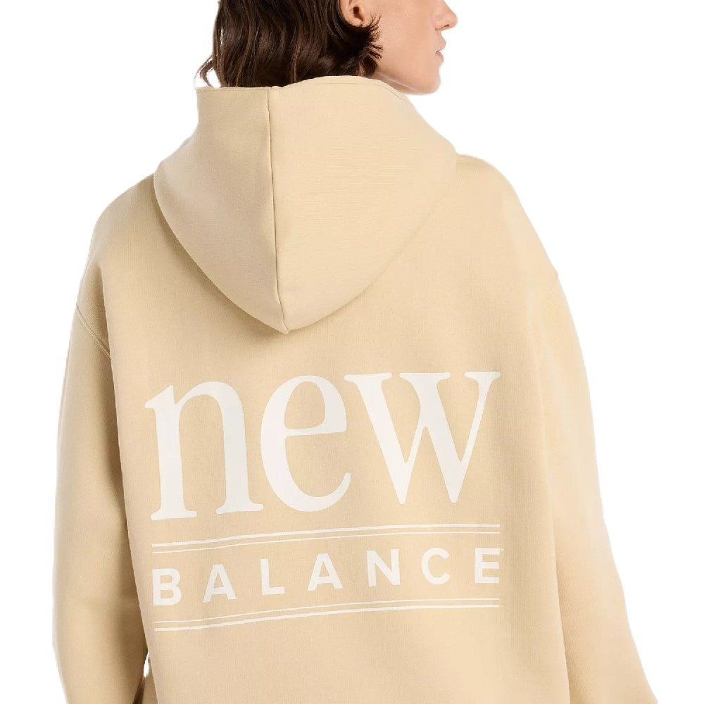 Hoodie New Balance Reimagined Fleece Long Length Mujer