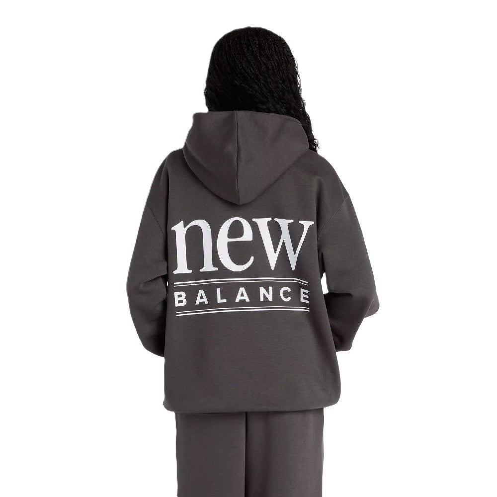 Hoodie New Balance Reimagined Fleece Long Length Mujer