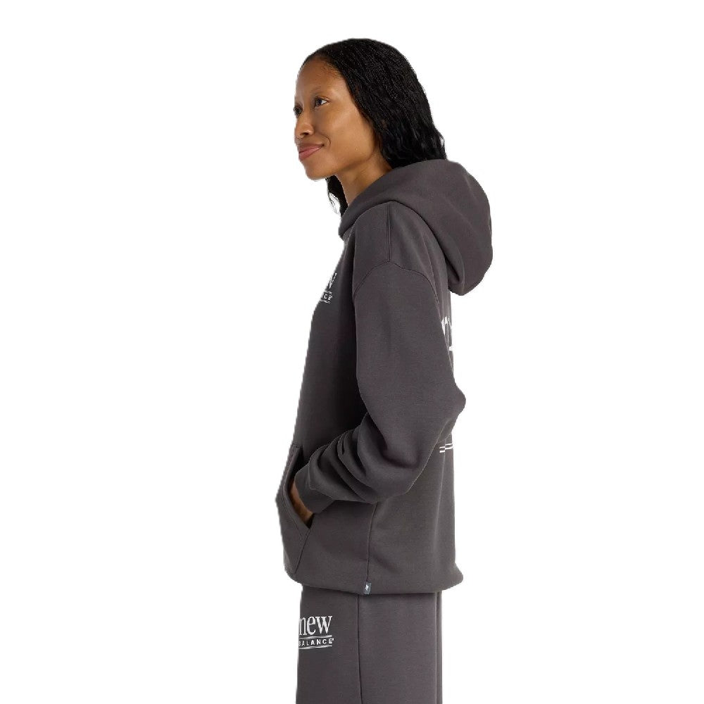 Hoodie New Balance Reimagined Fleece Long Length Mujer