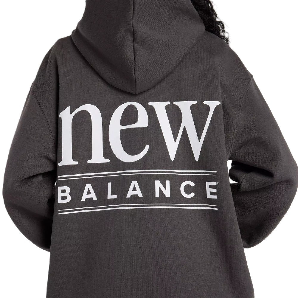 Hoodie New Balance Reimagined Fleece Long Length Mujer